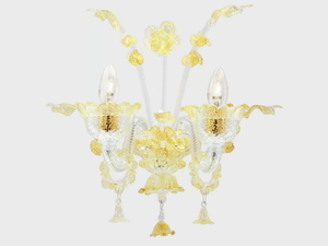 APOLLO D'ORO - Murano glass wall lamp _ Sogni Di Cristallo